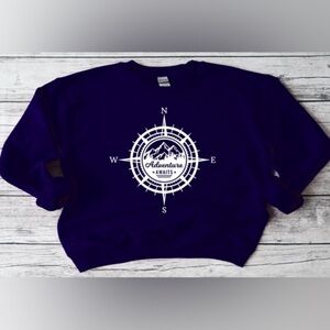 Adventure Awaits Compass Crewneck